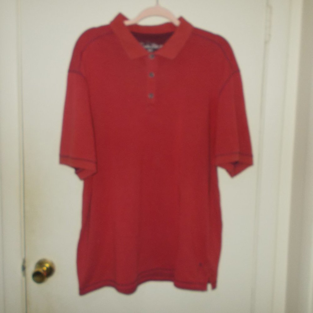 Paradise Collection Polo Top Red Size Extra Large